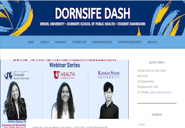 homepage of Dornsife DASH website